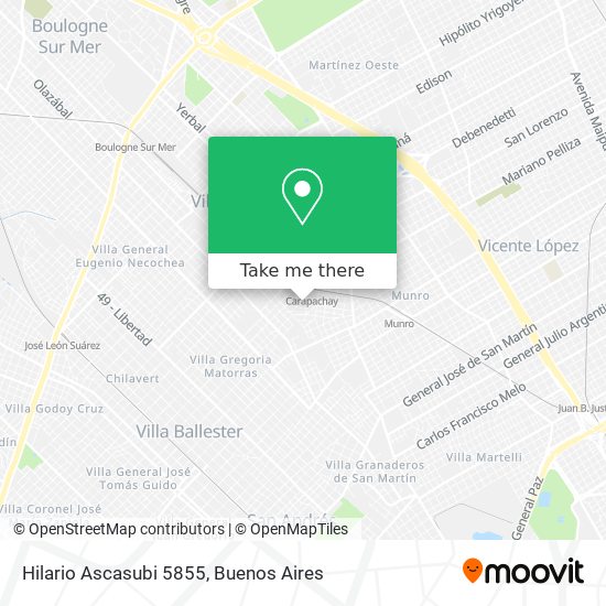 Hilario Ascasubi 5855 map