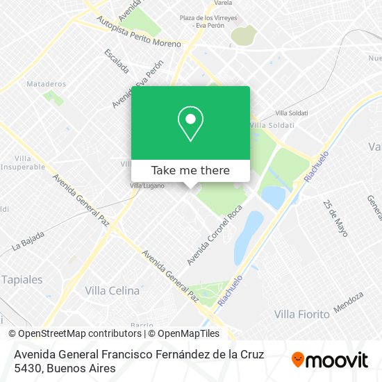 Avenida General Francisco Fernández de la Cruz 5430 map