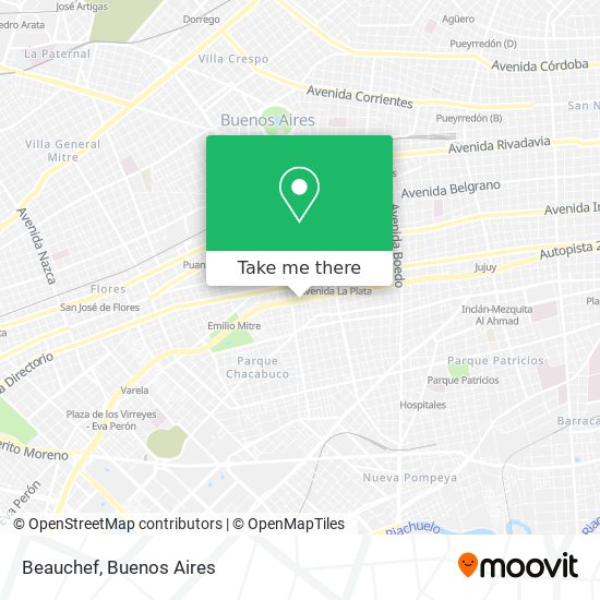 Mapa de Beauchef