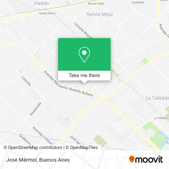 José Mármol map