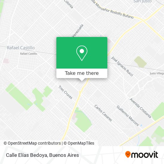 Calle Elías Bedoya map