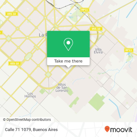 Calle 71 1079 map
