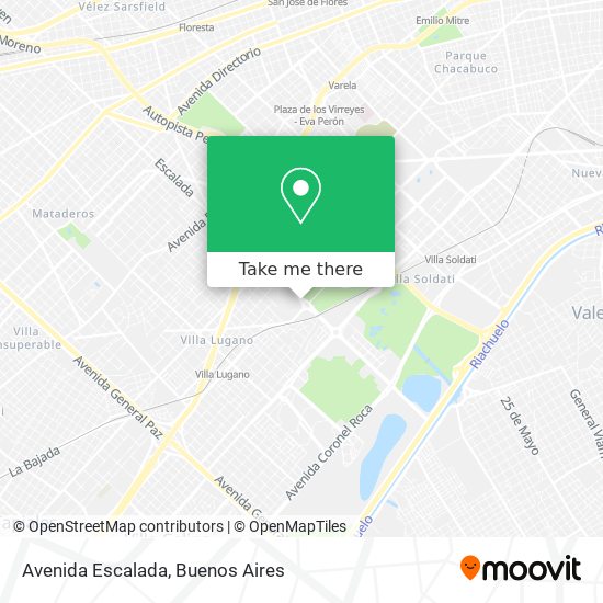 Avenida Escalada map