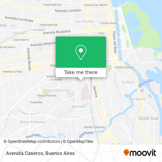 Avenida Caseros map