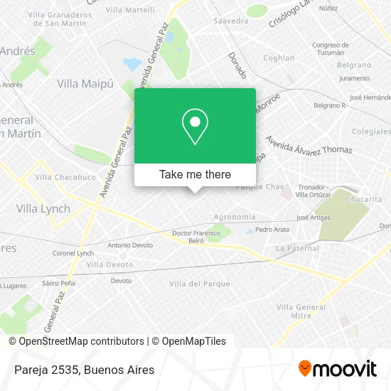 Pareja 2535 map
