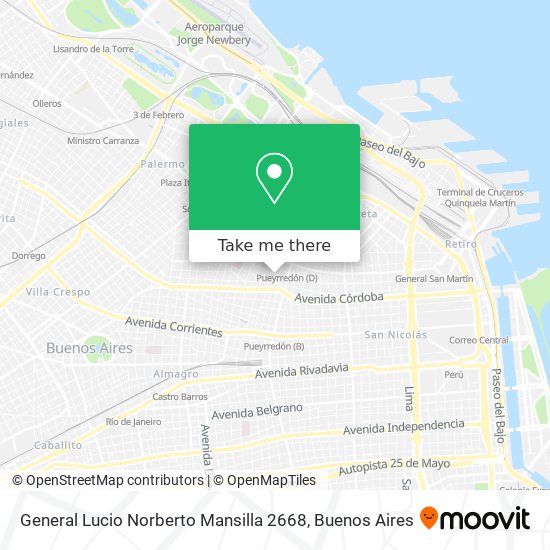 Mapa de General Lucio Norberto Mansilla 2668