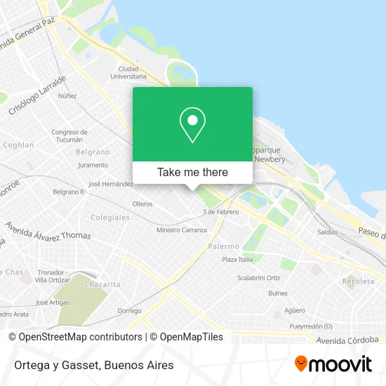 Ortega y Gasset map
