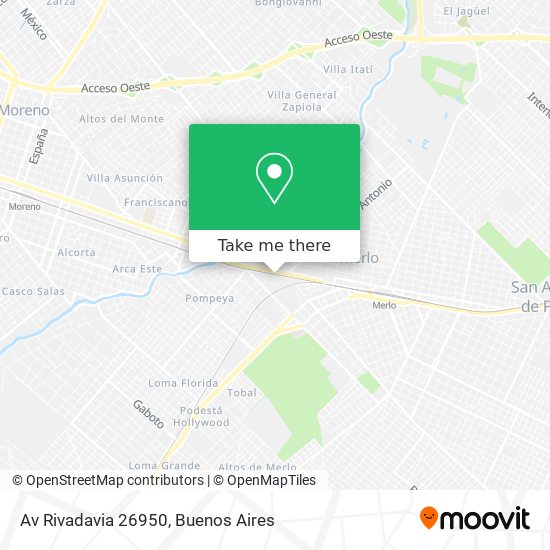 Av Rivadavia 26950 map