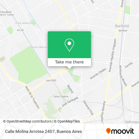 Calle Molina Arrotea 2407 map