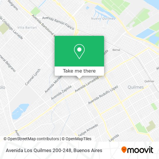 Avenida Los Quilmes 200-248 map