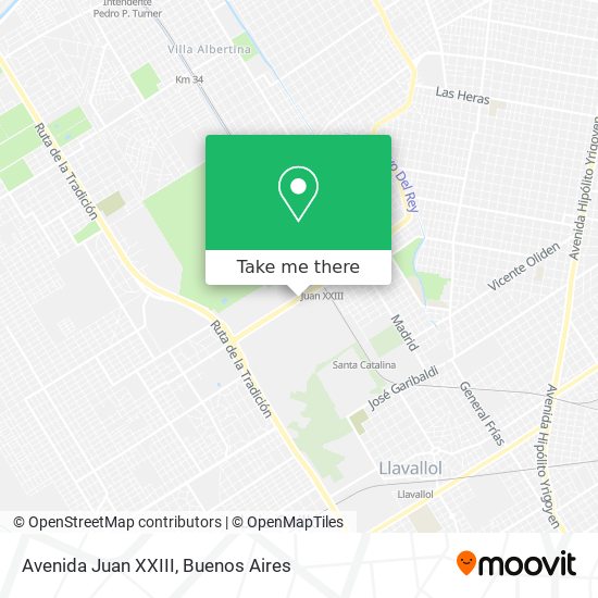 Avenida Juan XXIII map