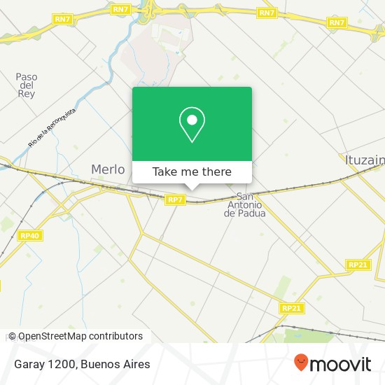 Garay 1200 map