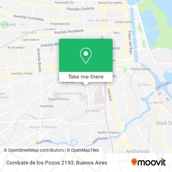 Mapa de Combate de los Pozos 2193