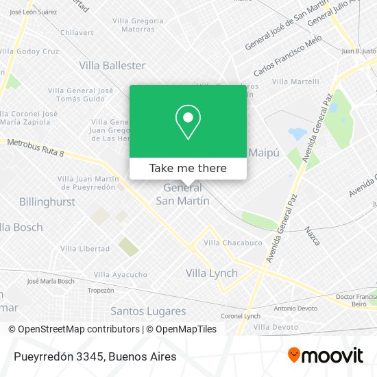 Pueyrredón 3345 map