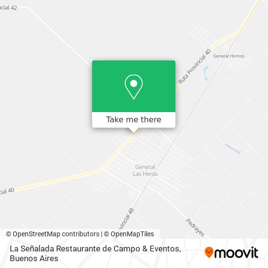 La Señalada Restaurante de Campo & Eventos map