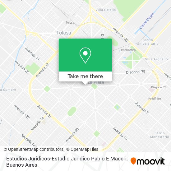 Estudios Juridicos-Estudio Juridico Pablo E Maceri map