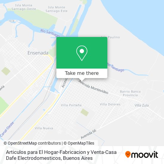 Mapa de Articulos para El Hogar-Fabricacion y Venta-Casa Dafe Electrodomesticos