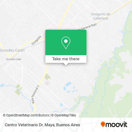 Mapa de Centro Veterinario Dr. Maya