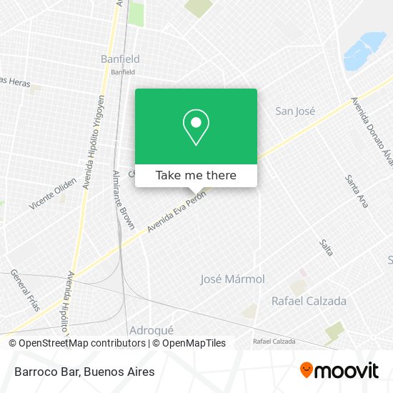 Mapa de Barroco Bar