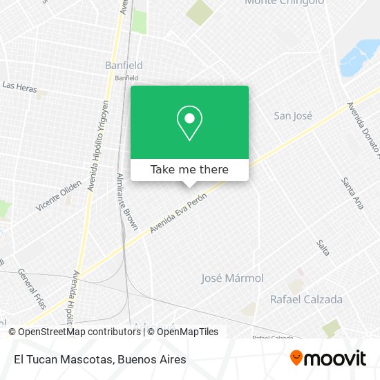 El Tucan Mascotas map
