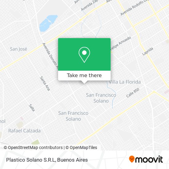 Plastico Solano S.R.L map