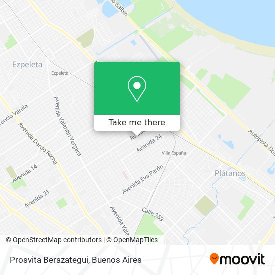 Prosvita Berazategui map