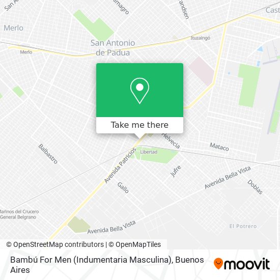 Bambú For Men (Indumentaria Masculina) map