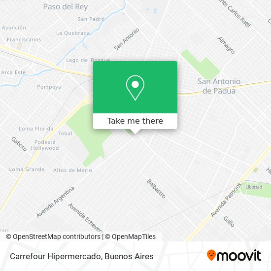 Carrefour Hipermercado map