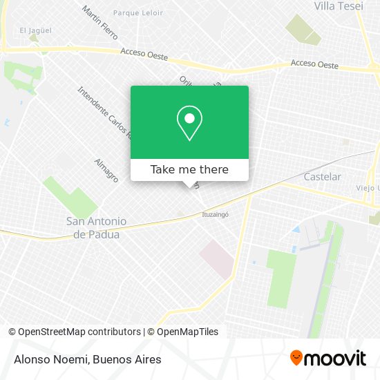 Mapa de Alonso Noemi