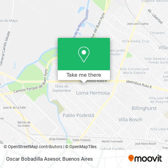 Oscar Bobadilla Asesor map