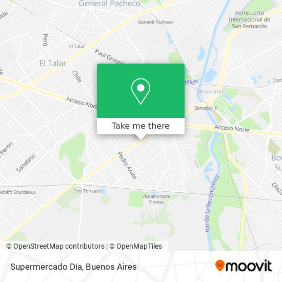 Mapa de Supermercado Día