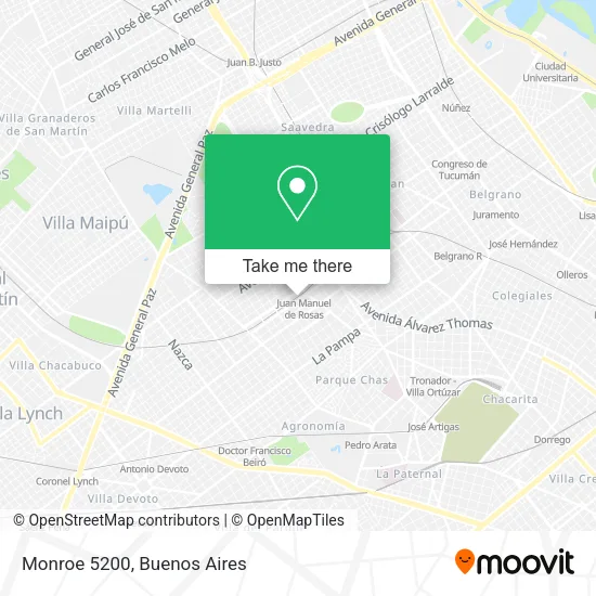 Mapa de Monroe 5200