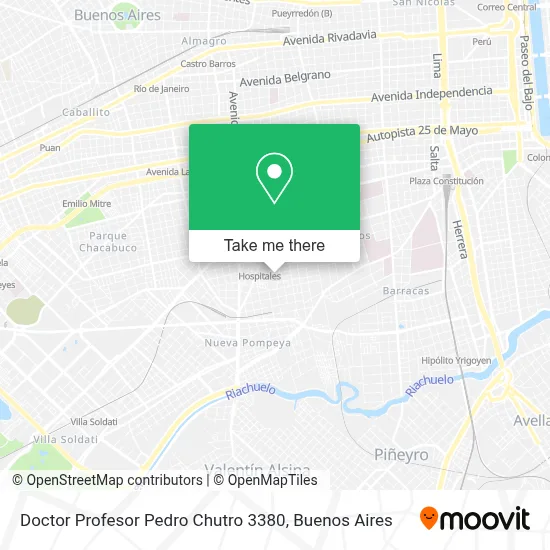 Doctor Profesor Pedro Chutro 3380 map