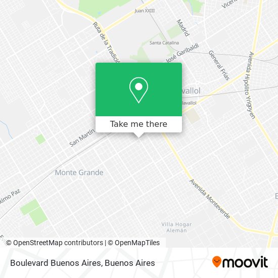 Mapa de Boulevard Buenos Aires