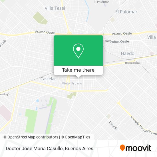 Doctor José María Casullo map