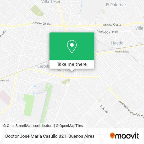Doctor José María Casullo 821 map