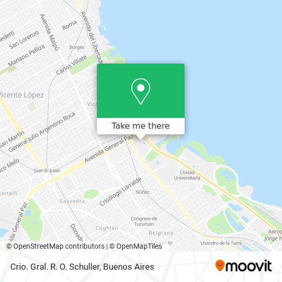 Crio. Gral. R. O. Schuller map