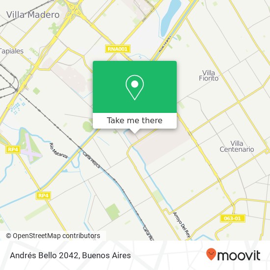 Andrés Bello 2042 map