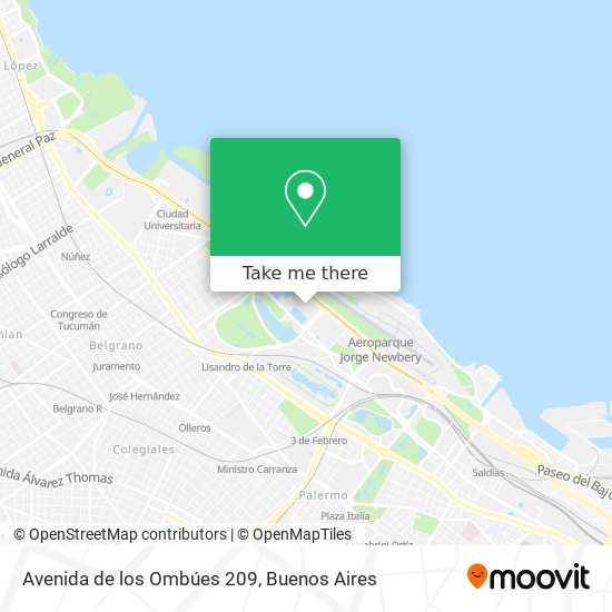 Avenida de los Ombúes 209 map