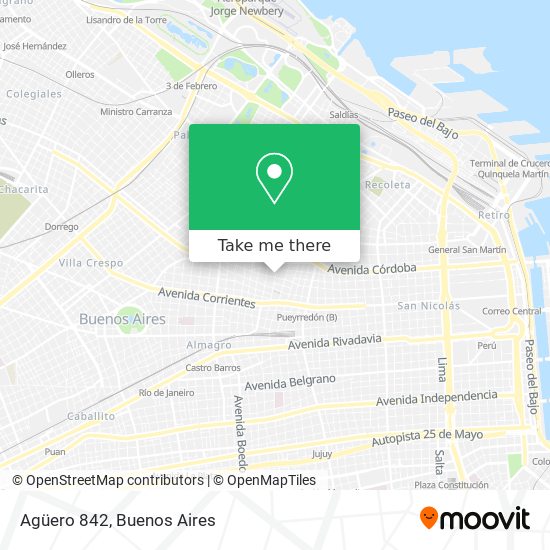 Mapa de Agüero 842