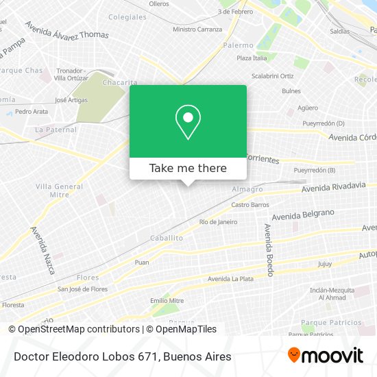 Doctor Eleodoro Lobos 671 map
