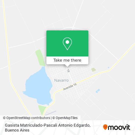 Mapa de Gasista Matriculado-Pascali Antonio Edgardo