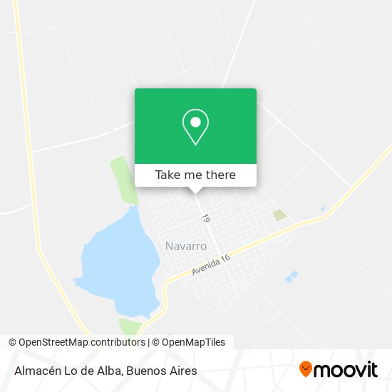 Mapa de Almacén Lo de Alba