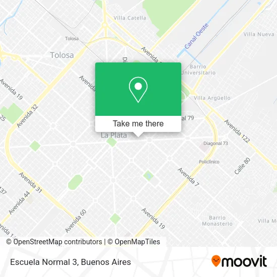 Escuela Normal 3 map