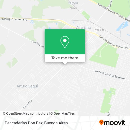 Pescaderías Don Pez map
