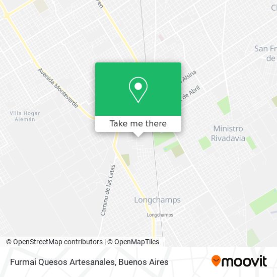 Furmai Quesos Artesanales map
