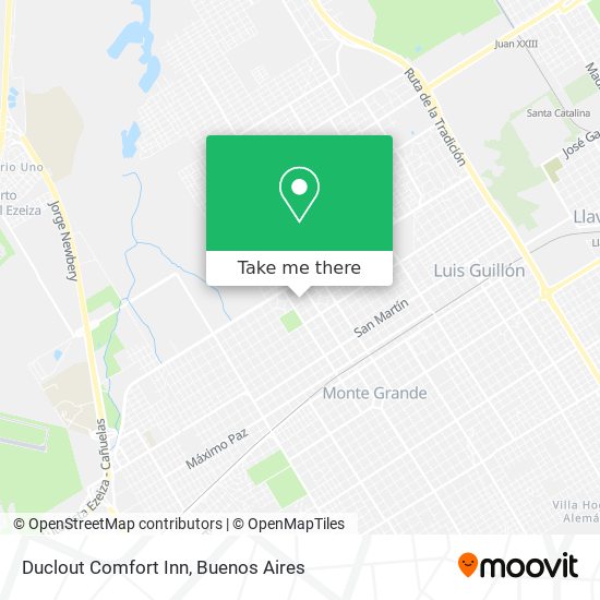 Duclout Comfort Inn map