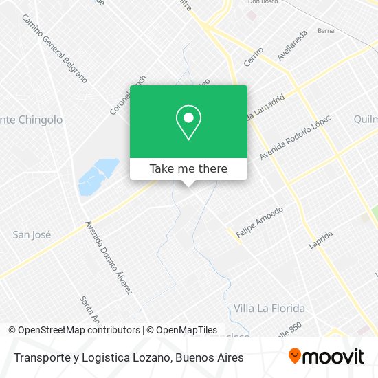 Transporte y Logistica Lozano map