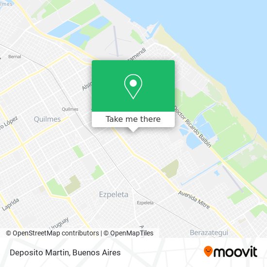 Deposito Martin map