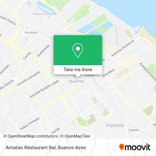 Amalias Restaurant Bar map